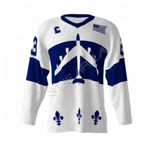 2024 personalizado de doble cara reversible venta superior hombres sublimados camisetas de hockey estándar moderno confiable sublimado jersey de hockey - Product Image 3