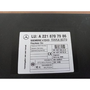ECU และโมดูลคอมพิวเตอร์มือสองสำหรับรถยนต์ S-class รุ่น A2218707986 - Product Image 2