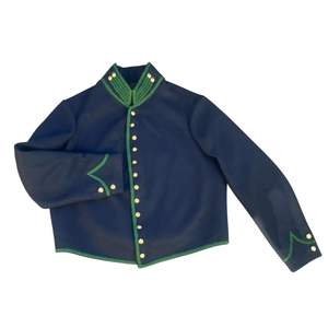 การผลิตเสื้อแจ็คเก็ตแบบเดียวกับยุคสงครามกลางเมืองสหรัฐฯ ที่ออกแบบมาเป็นชุดทหารม้าหรือชุดทหารขี่ม้าของกองทัพฝ่ายสหภาพ - Product Image 1