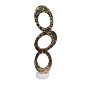 Vente flash : Sculpture en aluminium de style antique avec décoration artistique moderne pour les intérieurs de restaurants, cafés, bureaux et studios - Product Image 2