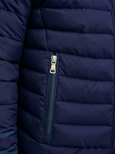 <b>Recycled</b> Fabric Puffer Jacket With Sustainable Material Options Custom Branding OEM <b>Production</b> And Bulk Wholesale Supply - Product Image 5