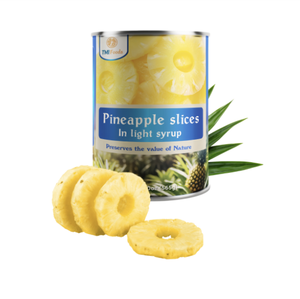 OFERTA ESPECIAL Piña en Rodajas Enlatada en Almíbar Ligero ECOVITA, Fabricante Vietnamita de Calidad Premium con Certificación ISO HACCP, 580 ml - Product Image 1