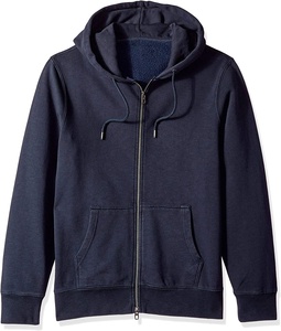 แขนยาวสีดำ Hoodies ขนแกะซิป Hoodies 100% ฝ้าย Hoodies - Product Image 4