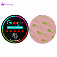 Carte NFC personnalisée pour les avis Google avec puce NFC intégrée, carte intelligente en PVC pour la promotion de votre entreprise