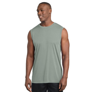 <b>Men's</b> <b>White</b> Cotton Tank Top O-Neck Solid Color Casual Wholesale Ergonomic Fit Muscle Singlet Panel Designed Sports Tank Top - Product Image 6