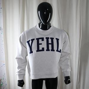 Sudadera de Cuello Alto YEHL Color Gris Ceniza, 100% Algodón, Color Azul Marino, Apliques Bordados, CLUSH SPORTS, Invierno - Product Image 4