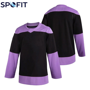 Jersey de Hockey sobre Hielo Personalizado de Calidad Élite, Tejido Ligero, Transpirable y de Secado Rápido, Servicio OEM - Product Image 1