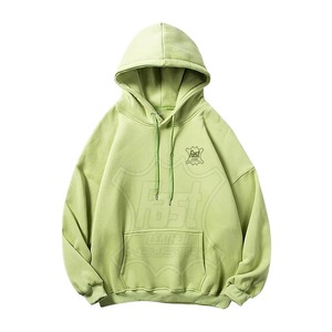 Hot Sale High Quality Winter Oversized <b>Hip</b> Hop Hoodies Sweatshirt 100% Cotton Hooded 500 Grams Discharge Printing Washed Knitted - Product Image 2