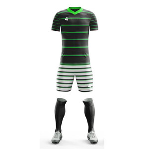 Tenues de football 2026 : Kits athlétiques toutes saisons personnalisables avec logo, uniformes de joueur et d'équipe, séchage rapide, couleur unie, pour football et rugby - Product Image 2