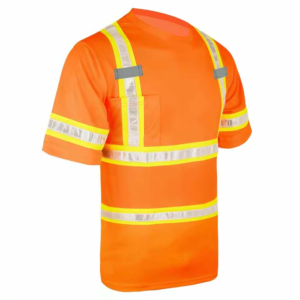 Hi Vis Thermal Work <b>Polo</b> Shirts Men Custom Reflective Stripes Safety Uniforms High Visibility Wear Fluorescent Polyester CE - Product Image 1