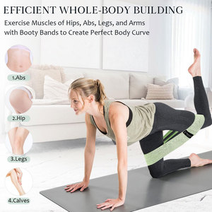 Juego de Bandas de Resistencia de 4.5cm de Ancho, Compresión Ligera, Media y Alta, Bandas de Estabilización para Entrenamiento de Glúteos, para Gimnasio - Product Image 5
