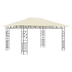 Tenda da Sole 13.1 X9.8 X9 Crema 0.6 Oz/ft2 per Gazebo e Pergola con Zanzariera - Product Image 2