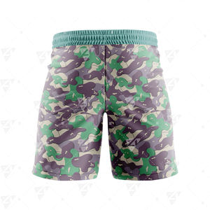 Shorts de Playa Personalizados con Diseño Sublimado, para Hombre, Casuales, de Cintura Media, Lisos, para Natación, Venta al Por Mayor - Product Image 2