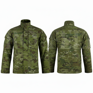 Veste de camouflage légère pour homme, vêtements d'uniforme, veste utilitaire d'extérieur, col montant, vêtements d'entraînement professionnels en plein air - Product Image 6