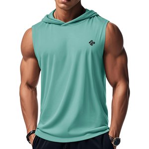 Haut de sport sans manches pour homme à prix abordable, style dernier cri, entièrement personnalisable, pour la musculation et la gym - Product Image 1
