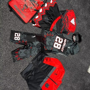 เสื้อฮู้ดดี้พิมพ์ลายตามสั่งและชุดเซ็ตสำหรับผู้ชายไซส์ใหญ่ ชุดยูนิฟอร์มเชียร์ลีดเดอร์แบบซิป 7on7 พร้อมโลโก้ด้านหน้า - Product Image 4