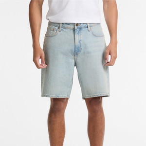 Shorts en jean OEM Urban Fit pour hommes, bleu, coton, design confortable, style décontracté d'été, streetwear, shorts en jean de haute qualité - Product Image 3
