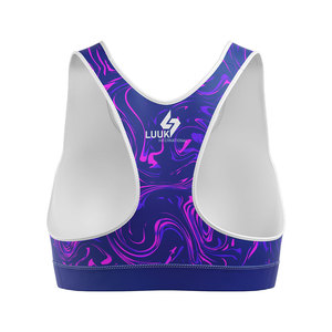 Soutien-gorge de sport pour femmes, conception de logo personnalisé, sublimation, gym, fitness, yoga, entraînement, vêtements de sport, performance, fabricant en gros - Product Image 5