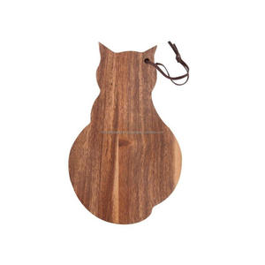 Meilleure vente de planche à découper en bambou une pièce faite à la main conception personnalisée en forme de chat décoratif cuisine bloc de découpe et planche par TCD - Product Image 1