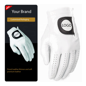 Gants de golf personnalisés avec impression de logo, pour droitier et gaucher, entièrement en cuir Cabretta - Product Image 5
