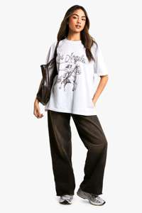 เสื้อยืดผู้หญิงทรงหลวม แขนสั้น สีพื้น ผ้าฝ้ายนุ่ม สไตล์ลำลอง ใส่สบาย เหมาะกับฤดูร้อน - Product Image 2