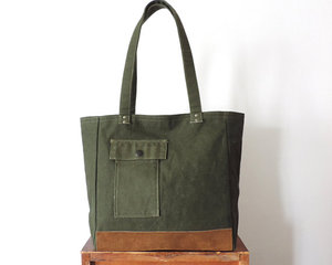 Navrit Creation Women Lining Shoulder Tote <b>Bag</b> Market Handbag Red <b>Reusable</b> Shopping <b>Bag</b> Large Model NAV-1004 Wholesale - Product Image 2