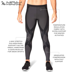 New Trendy OEM ODM Engineered Support <b>Tights</b> <b>for</b> Active Training & Recovery Premium Quality <b>Men's</b> <b>Compression</b> Leggings - Product Image 5