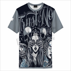 Camisetas estampadas para hombre, de la mejor calidad, 100% algodón, corte holgado, para verano. - Product Image 1