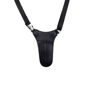 Étui à ciseaux bandoulière professionnel pour barbier, pochette à outils en cuir au design fin avec sangle d'épaule, usine OEM ODM - Product Image 3