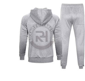 ชุดวอร์มผ้าโพลีเอสเตอร์ผสมคอตตอนเน้นความสบาย เนื้อผ้านุ่มทนทาน เหมาะสำหรับออกกำลังกาย ฟิตเนส วิ่งจ๊อกกิ้ง และกิจกรรมประจำวัน - Product Image 3