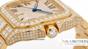 Reloj Cartier Antiguo de Aleación con Diamantes y Cristal de Zafiro, 30 mm, Cuadrado, Analógico, de Cuarzo, con Cierre Desplegable de Acero Inoxidable, Unisex, de Lujo - Product Image 6