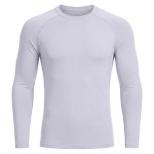 Rashguard de compression respirant à manches longues en polyester pour garçon, personnalisé, pour le BJJ et l'entraînement - Product Image 3