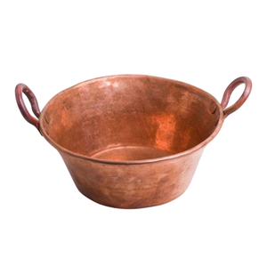 Bol en cuivre sculpté à la main, design oriental, bol de service en métal pour la nourriture, cadeau, bols en cuivre en solde - Product Image 5