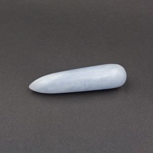 Varita de Cristal de Calcita Azul Natural, Masajeador Pulido a Mano, Piedra Preciosa Curativa para Reiki, Meditación, Terapia de Energía de Chakras, Religiosa - Product Image 3
