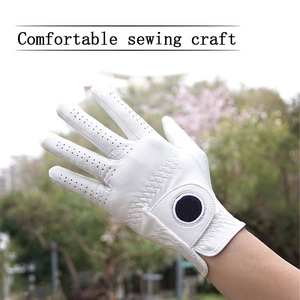 Couleurs personnalisées, logo personnalisé, gants de golf en cuir de cabretta d'Indonésie doux et respirant, pour hommes et femmes, main gauche - Product Image 2