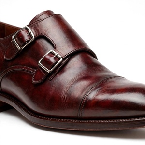 Chaussures en cuir véritable de qualité supérieure pour hommes, couleur unie, respirantes, dessus en cuir véritable, semelle en caoutchouc. - Product Image 3