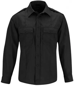 เสื้อเชิ้ตทำงานแขนยาวสำหรับผู้ชายแบบหนา สะท้อนแสงเพื่อความปลอดภัย สไตล์วินเทจ สำหรับเสื้อโปโลแขนยาว - Product Image 3