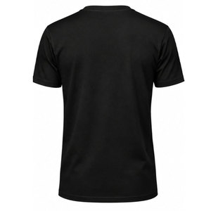 T-shirt de pêche noir pour homme imprimé avec silhouette de pêcheur et texte humoristique sur le devant, vêtement d'extérieur - Product Image 3
