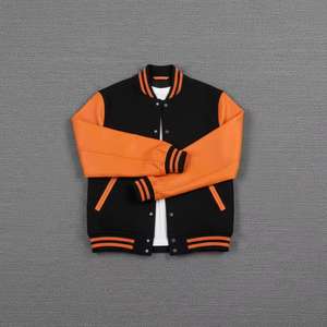 Chaqueta Varsity para Hombre con Logotipo Personalizado, Estilo Urbano, Cuello Alto, Talla Adulto, Última Llegada - Product Image 4