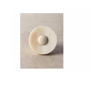 Nouveauté bouton d'armoire en corne ronde fait à la main poignée de porte de placard décorative bouton de klaxon de meubles bouton de tirage de tiroir en gros - Product Image 6