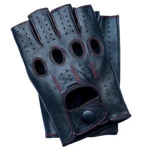 Gants de conduite en cuir pour hommes, prix bas, qualité supérieure, hiver, fabriqués au Pakistan, mode, coupe-vent, fausse fourrure, gants de conduite d'hiver pour hommes - Product Image 5