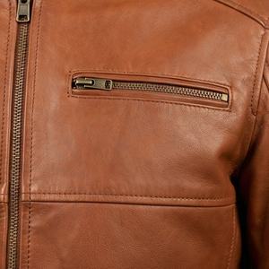 Veste de moto en cuir véritable pour homme de qualité supérieure, nouvelle arrivée, vestes de moto d'hiver, protections amovibles, personnalisables - Product Image 5