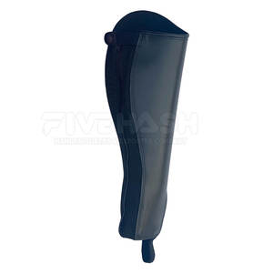 Protectores de Piernas de Cuero para Caballos, de Alta Calidad, Cuero Liso para Trabajo al Aire Libre - Product Image 3