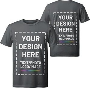 Camiseta Personalizada para Hombre, 100% Algodón, Corte Holgado, Transpirable y Ecológica, con Logotipo Personalizado, Impresión OEM ODM - Product Image 1