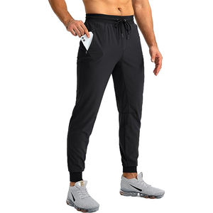 <b>Men</b>’s Solid Color Jogger Pants Stretch Fabric Casual Street Style <b>Trousers</b> Waist Lightweight Slim Fit Jogger Pants - Product Image 1