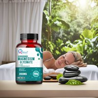 Fournisseur direct d'usine Raskam magnésium glycinate suppléments à base de plantes pour adultes stimule le système immunitaire et nettoie le foie