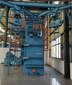 Máquina de granallado eléctrica de gancho de alta resistencia personalizada Chuandu con control PLC, motor, caja de engranajes y marco automático para granallado de acero - Product Image 2