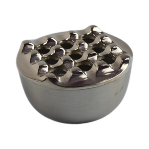Plated Grid <b>Ashtray</b> Polished Finishing Tableware Garden Bar Home and Hotel Office Design <b>Ashtrays</b> - Product Image 5