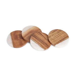 NEHA ENTERPRISES Wooden Resin River <b>Coaster</b> Set Handmade Luxury <b>Drink</b> <b>Coasters</b> <b>for</b> Dining Table Decoration - Product Image 6