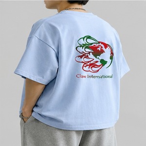 เสื้อยืดโอเวอร์ไซส์ผู้ชาย ดีไซน์ล่าสุด ผ้าคอตตอนพรีเมียม รับสกรีนลาย สตรีทแวร์ แฟชั่นฤดูร้อน เสื้อยืดโอเวอร์ไซส์ผู้ชาย - Product Image 3